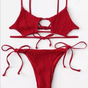 Red bikini